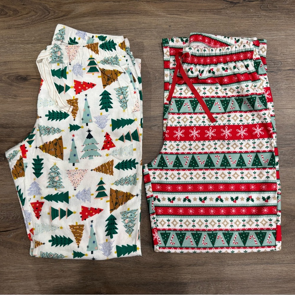 (2) Adult Size Small Drawstring Pajama Pants